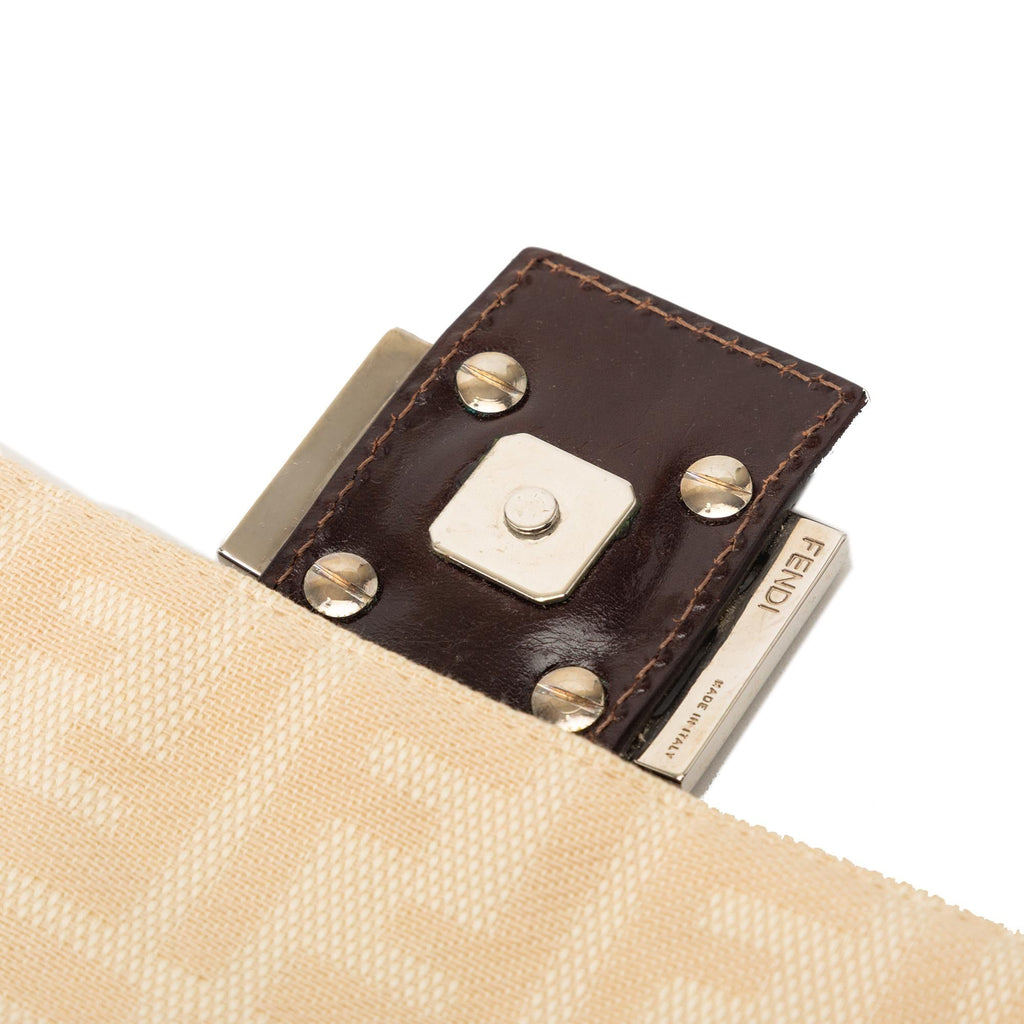 Fendi Zucca Canvas Shoulder Bag