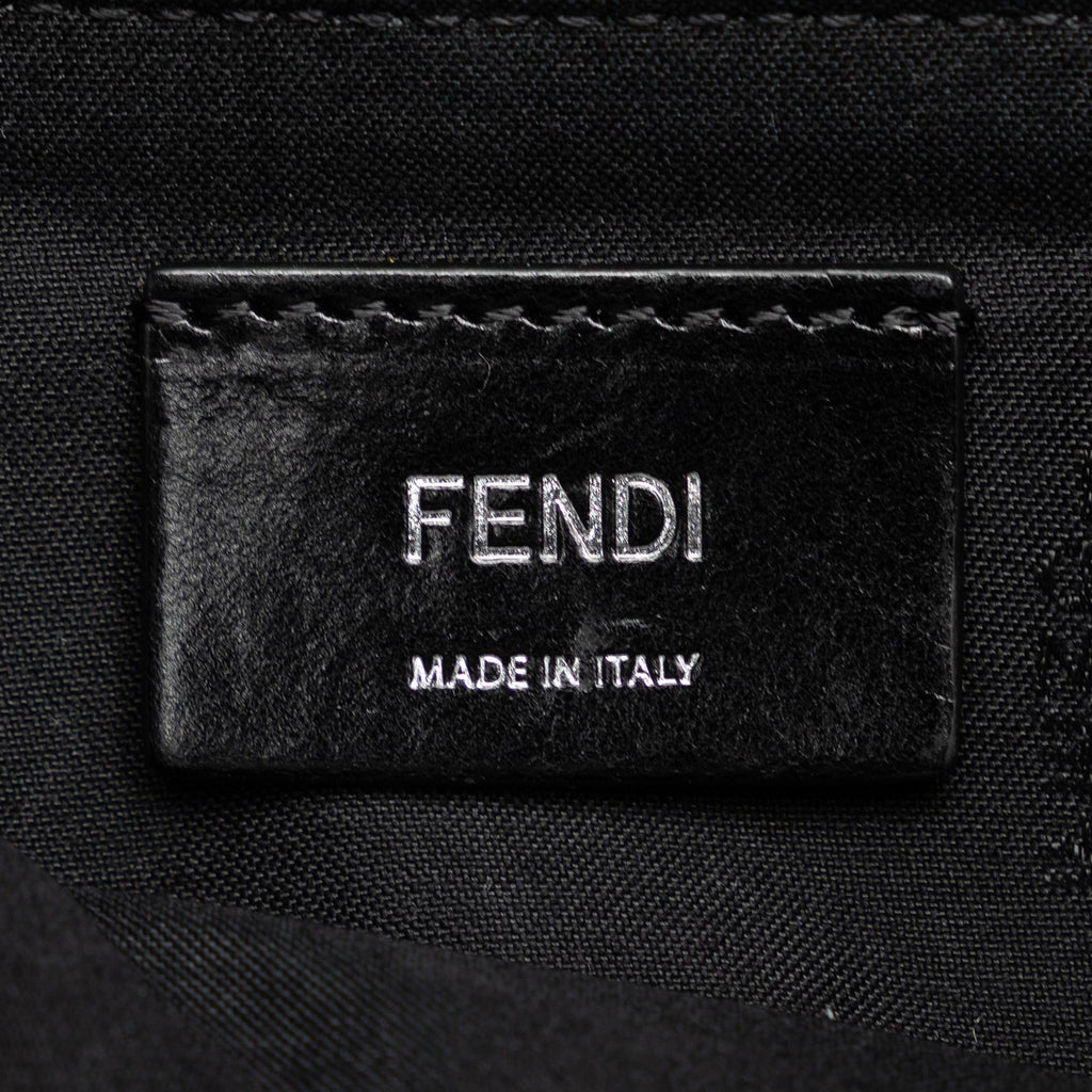 Fendi Zucca Canvas and Leather Convertible Baguette