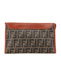 Fendi Zucca Coated Canvas Clutch