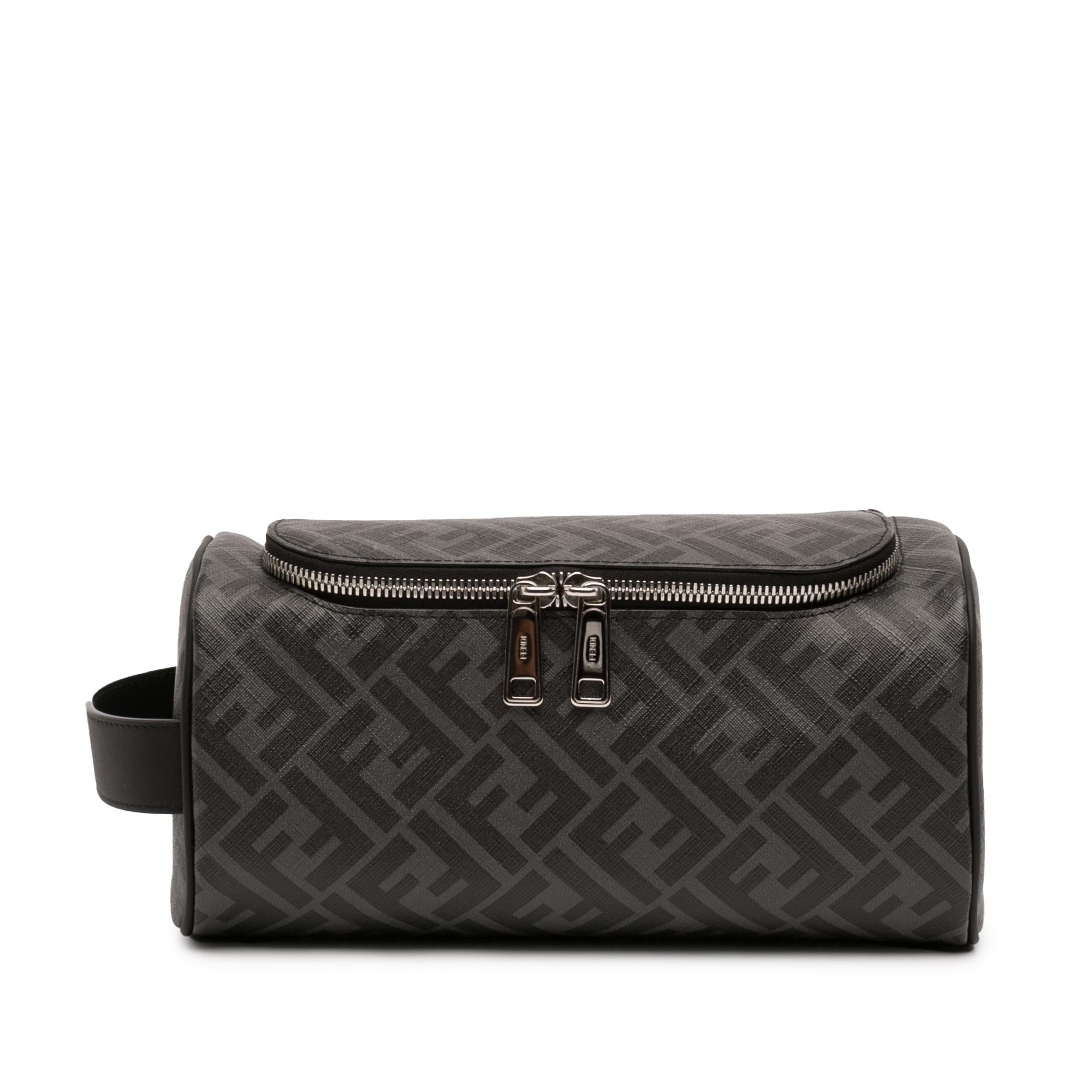 Fendi Zucca Coated Canvas FF Travel Essential Case