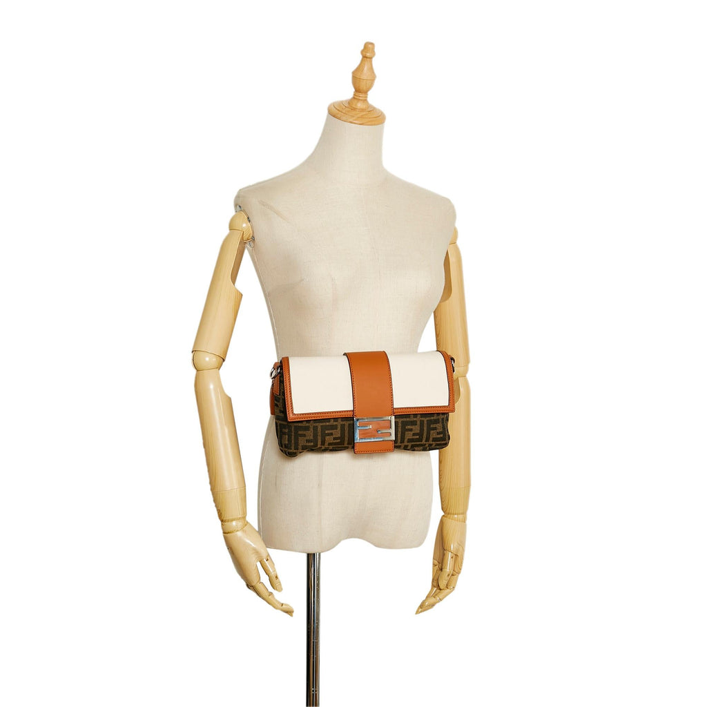Fendi Zucca Convertible Belt Bag