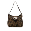 Fendi Zucca Double Flap Shoulder Bag (SHG-iLiG0w)