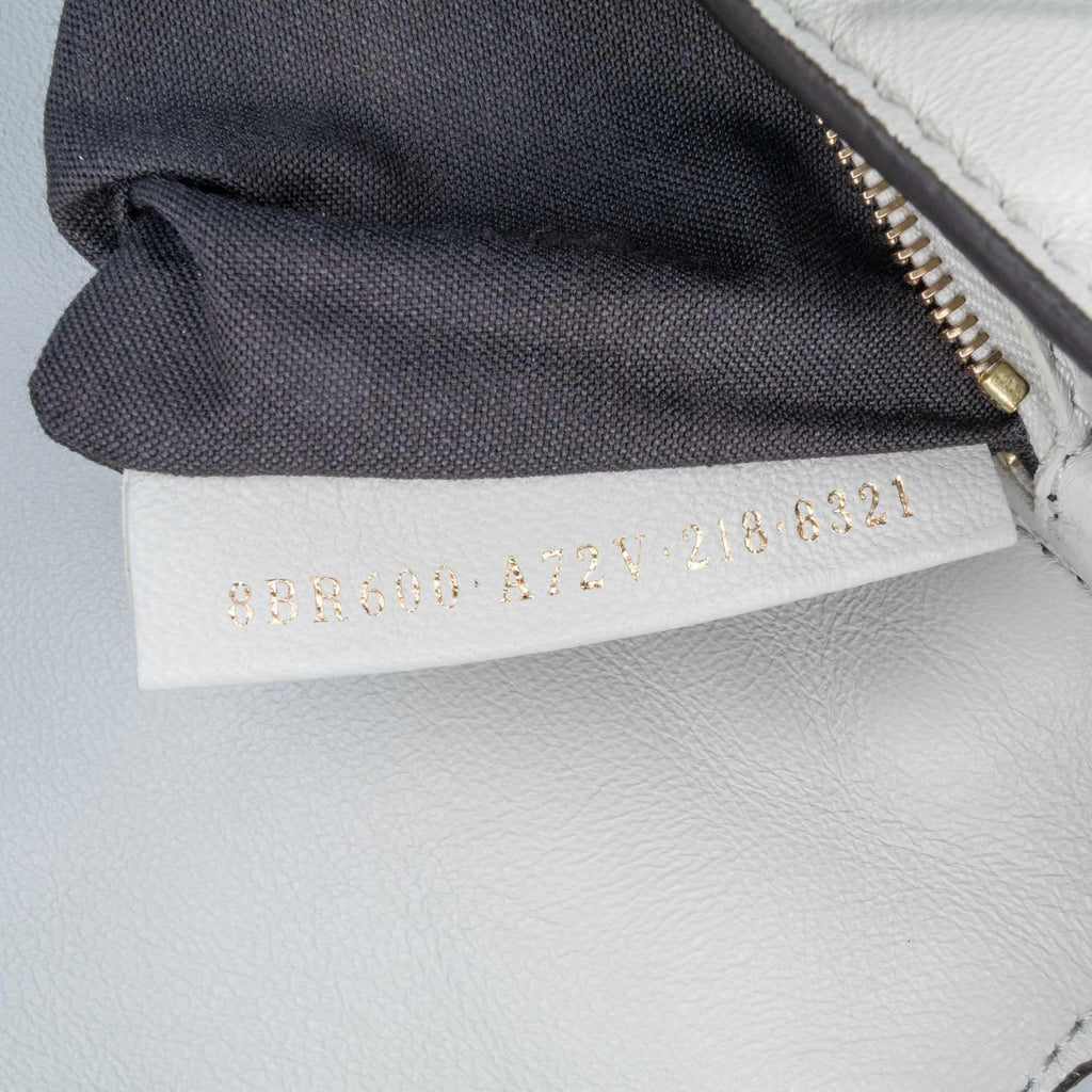 Fendi Zucca Embossed Baguette Satchel