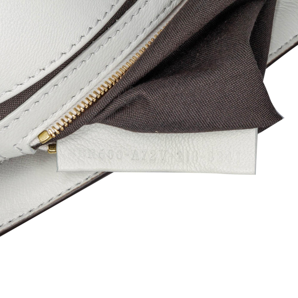 Fendi Zucca Embossed Leather Baguette Satchel