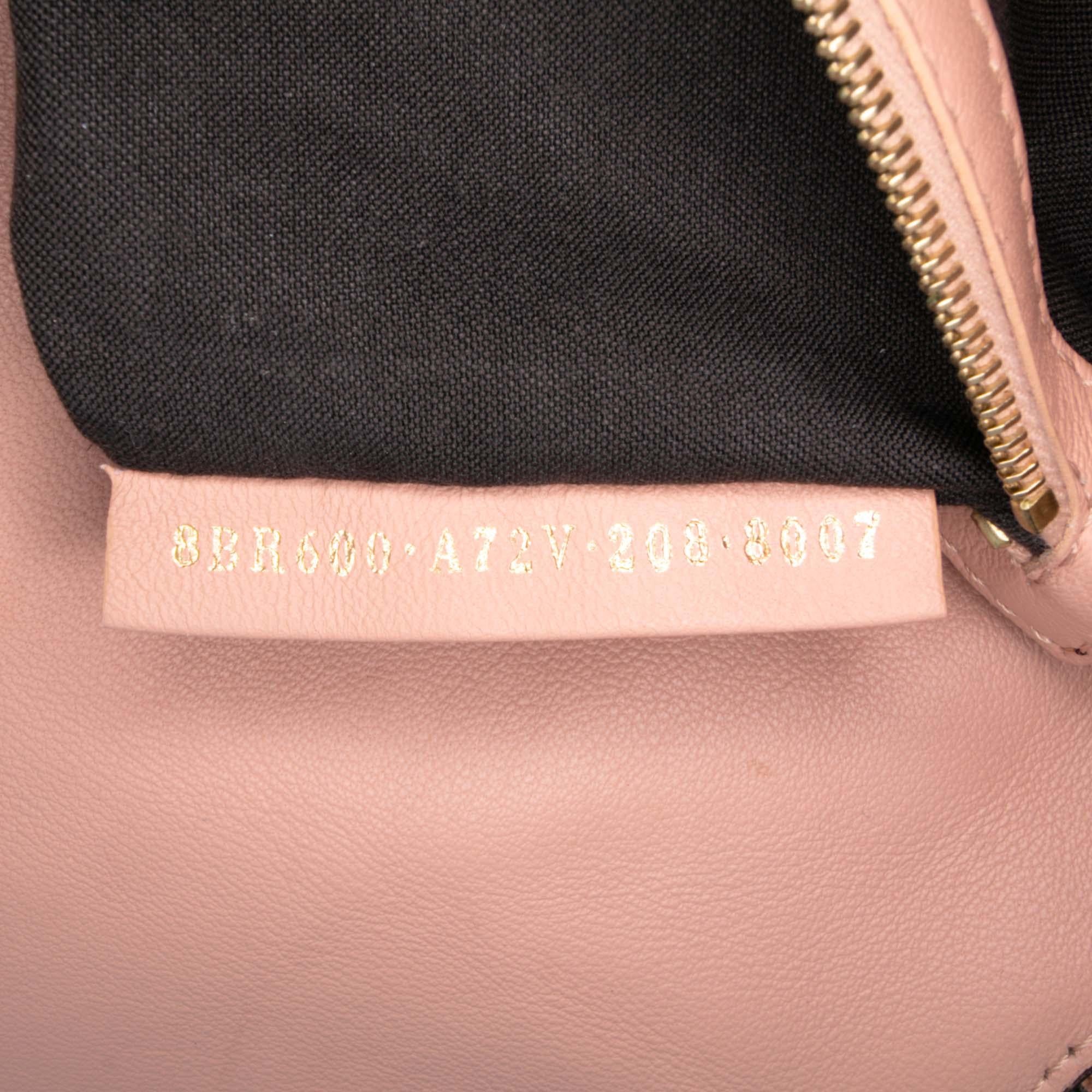 Fendi Zucca Embossed Leather Baguette Satchel