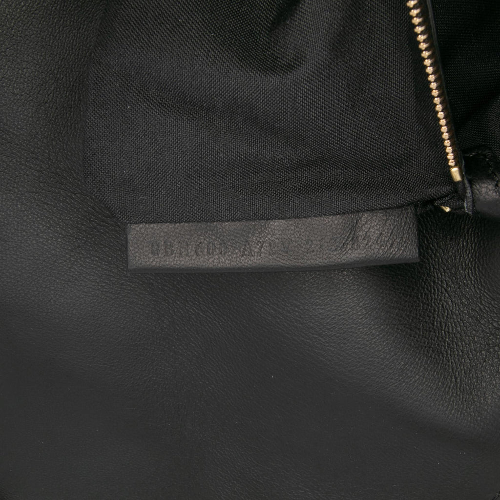 Fendi Zucca Embossed Leather Baguette Satchel
