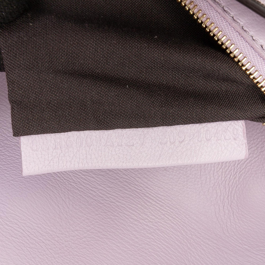 Fendi Zucca Embossed Leather Baguette Satchel
