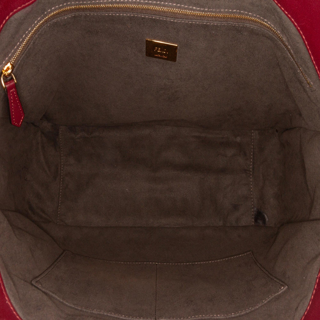 Fendi Zucca Embossed Leather Satchel (SHG-Th9GBp)