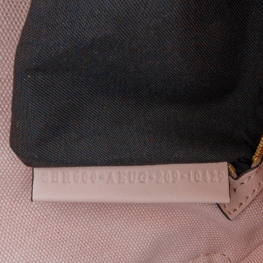 Fendi Zucca Embroidered Canvas Baguette Satchel