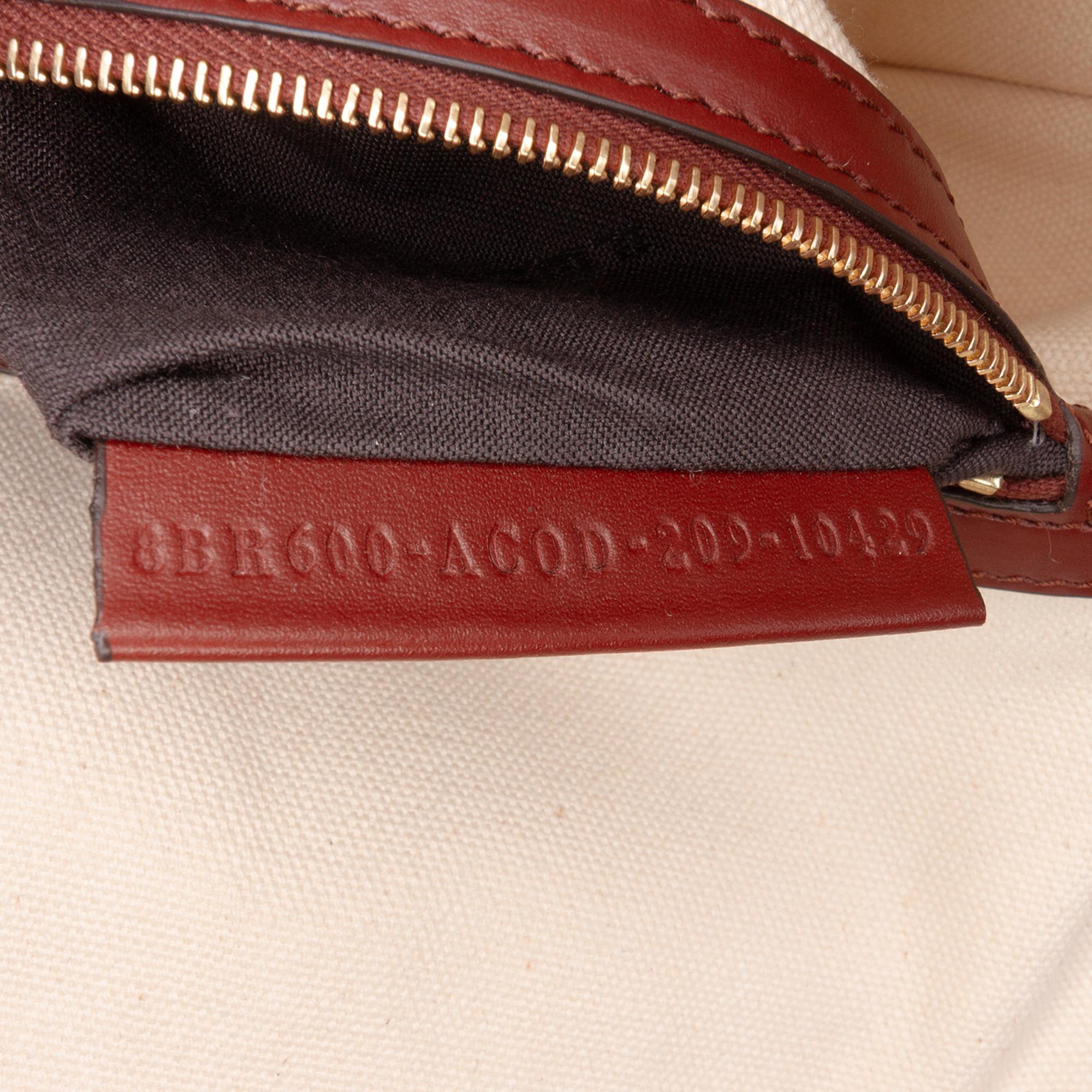 Fendi Zucca Embroidered Canvas Baguette Satchel