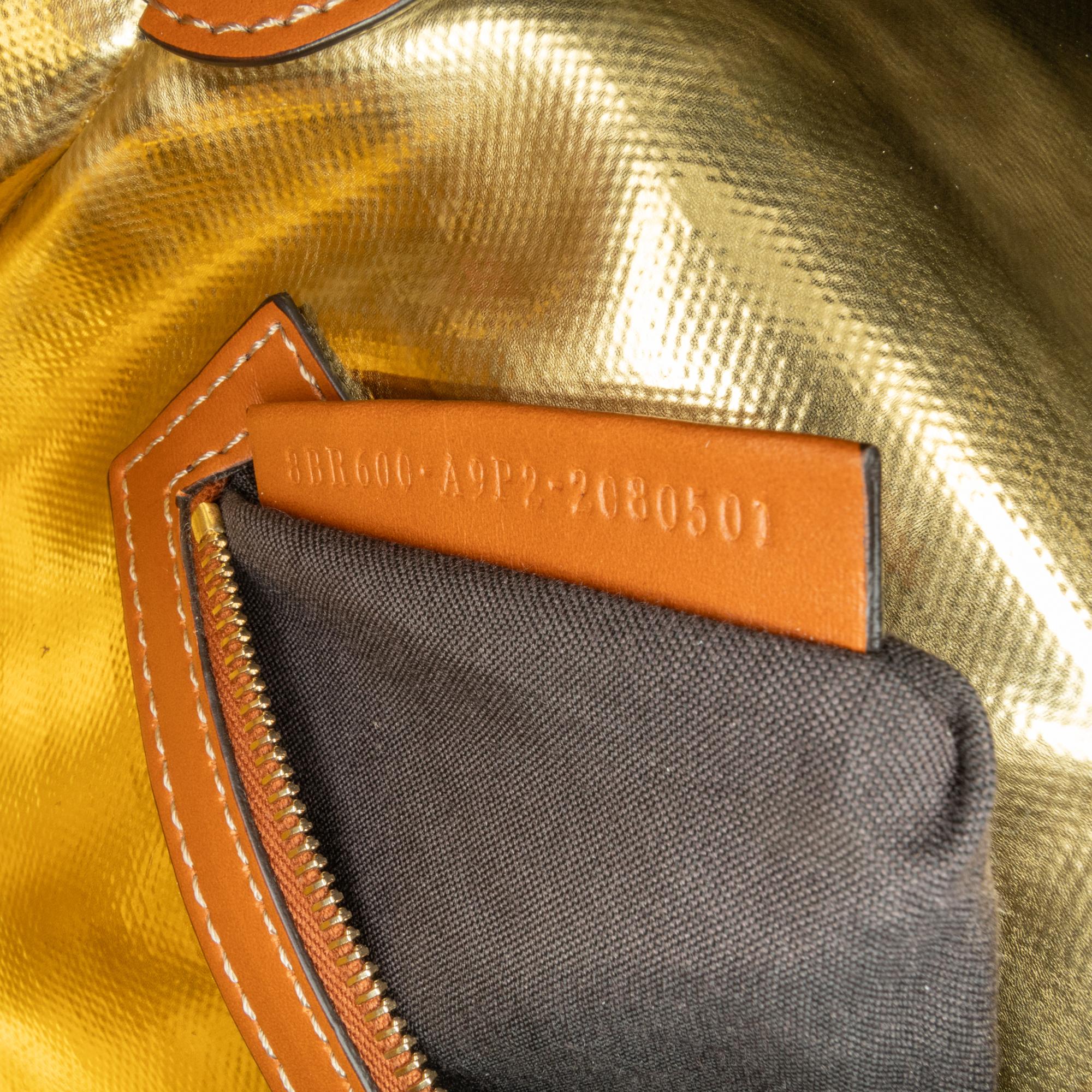 Fendi Zucca Embroidered Denim Baguette Satchel (SHG-1q9dga)