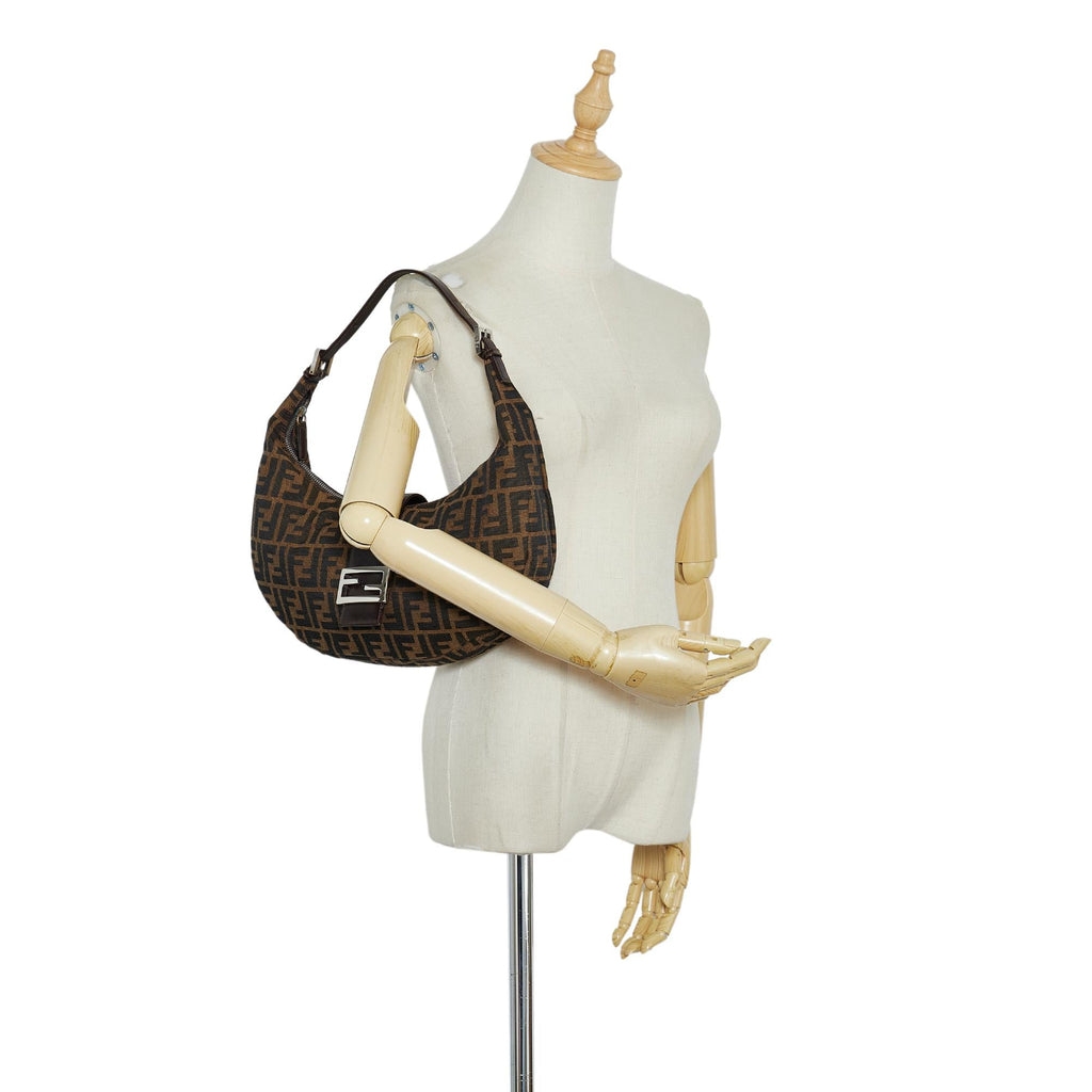 Fendi Zucca Half Moon Hobo (SHG-PNoVM9)