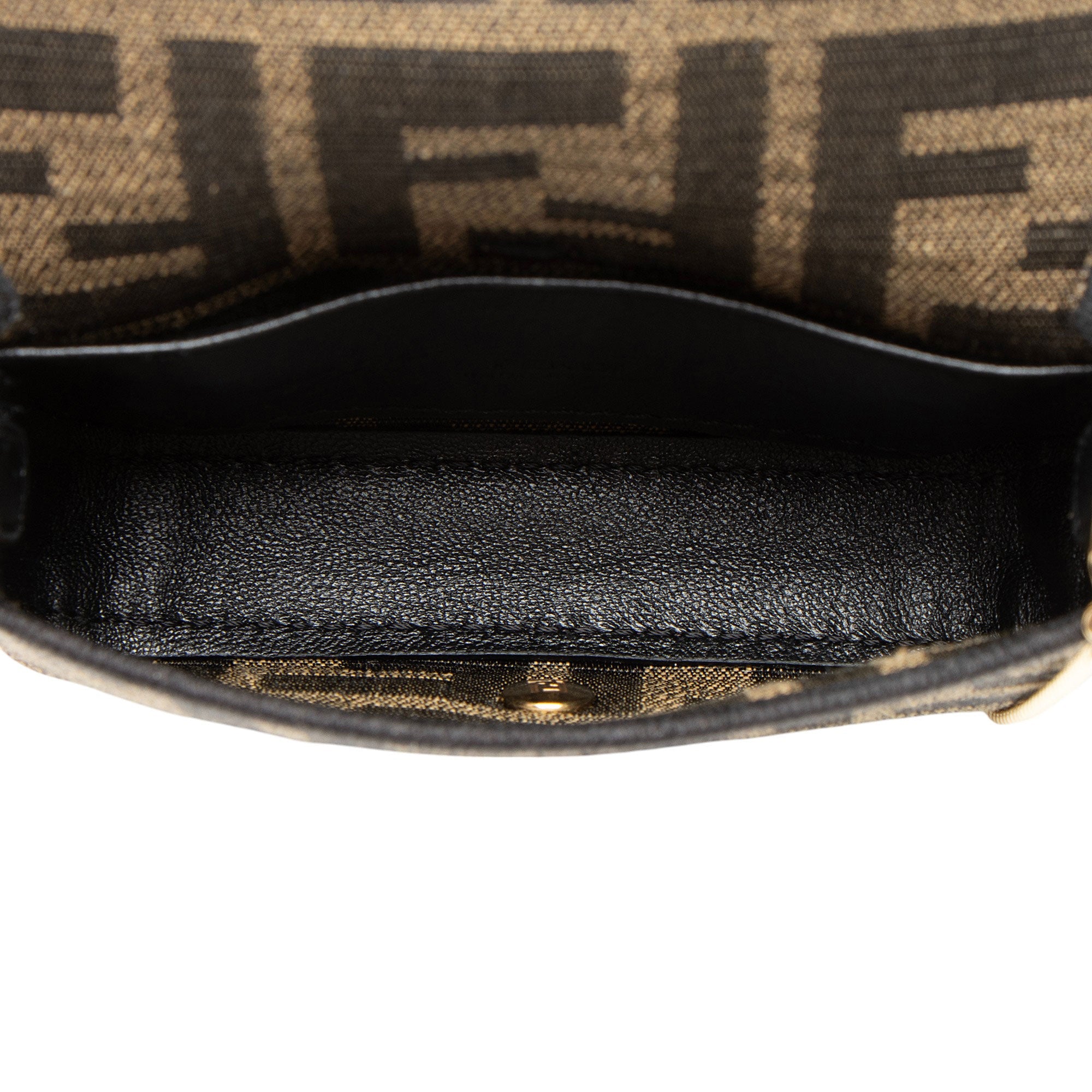 Fendi Zucca Nano Baguette Charm Crossbody