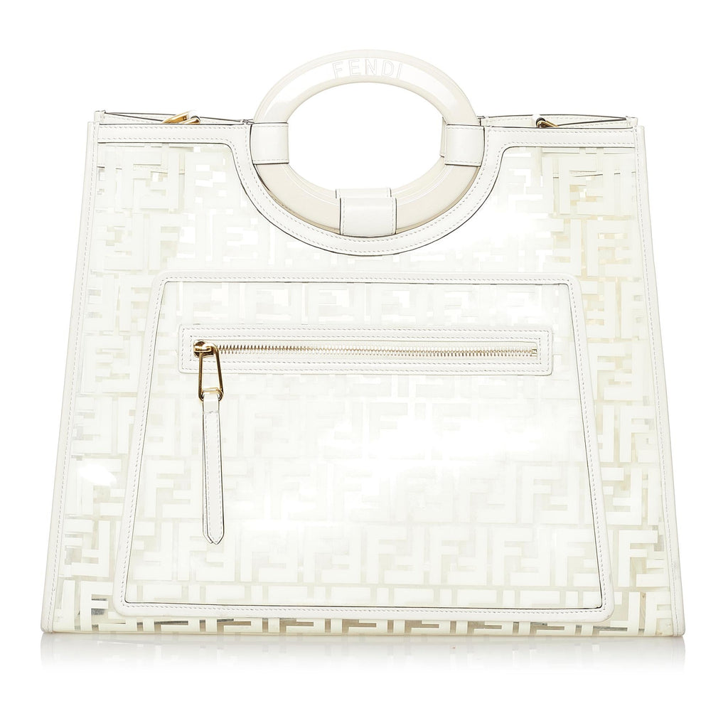 Fendi Zucca Runaway Shopper Satchel (SHG-29776)