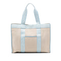 Fendi Zucca Trimmed Canvas Tote