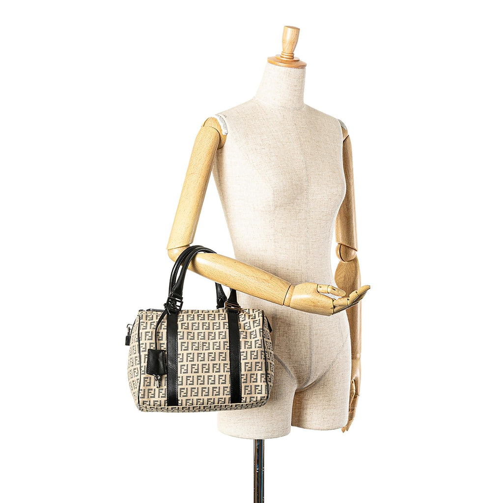 Fendi Zucchino Canvas Boston
