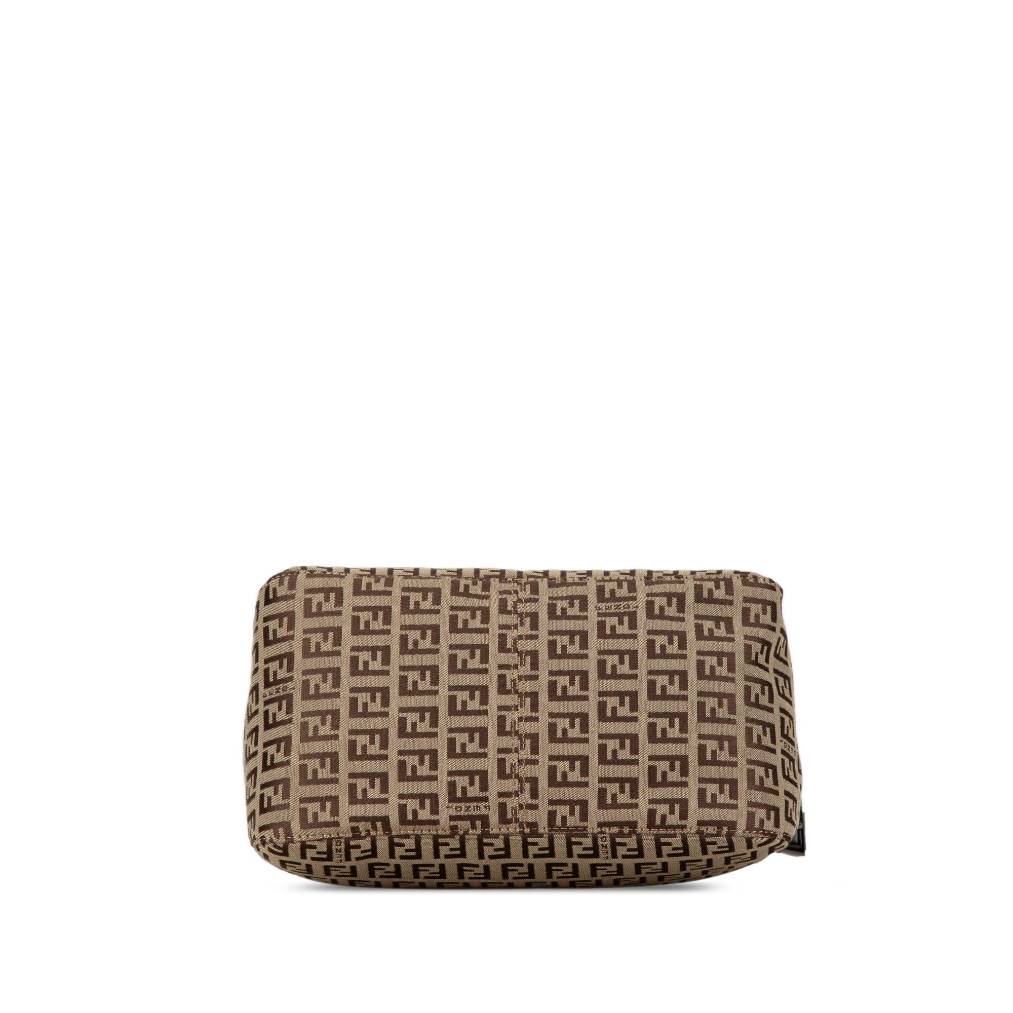 Fendi Zucchino Canvas Double Flap Mamma (SHG-c6gWq6)