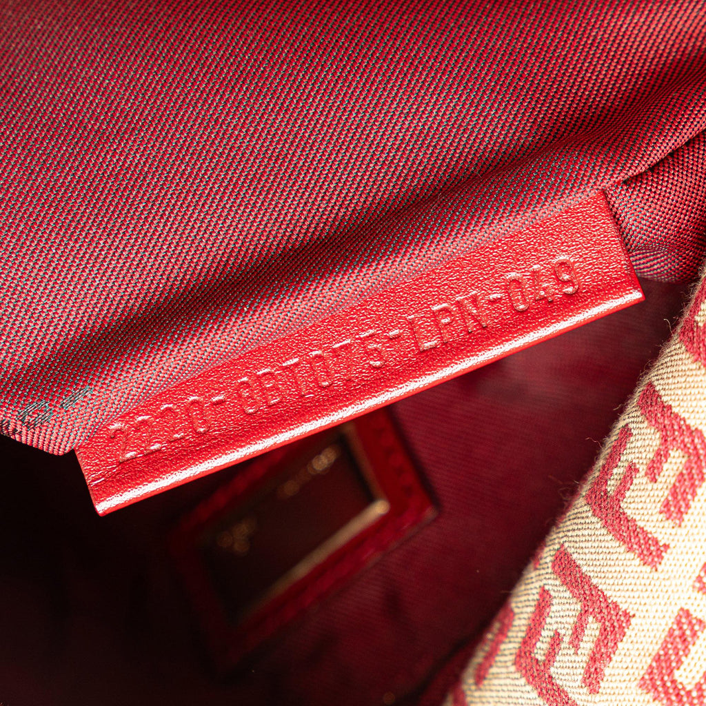 Fendi Zucchino Canvas Flap Crossbody