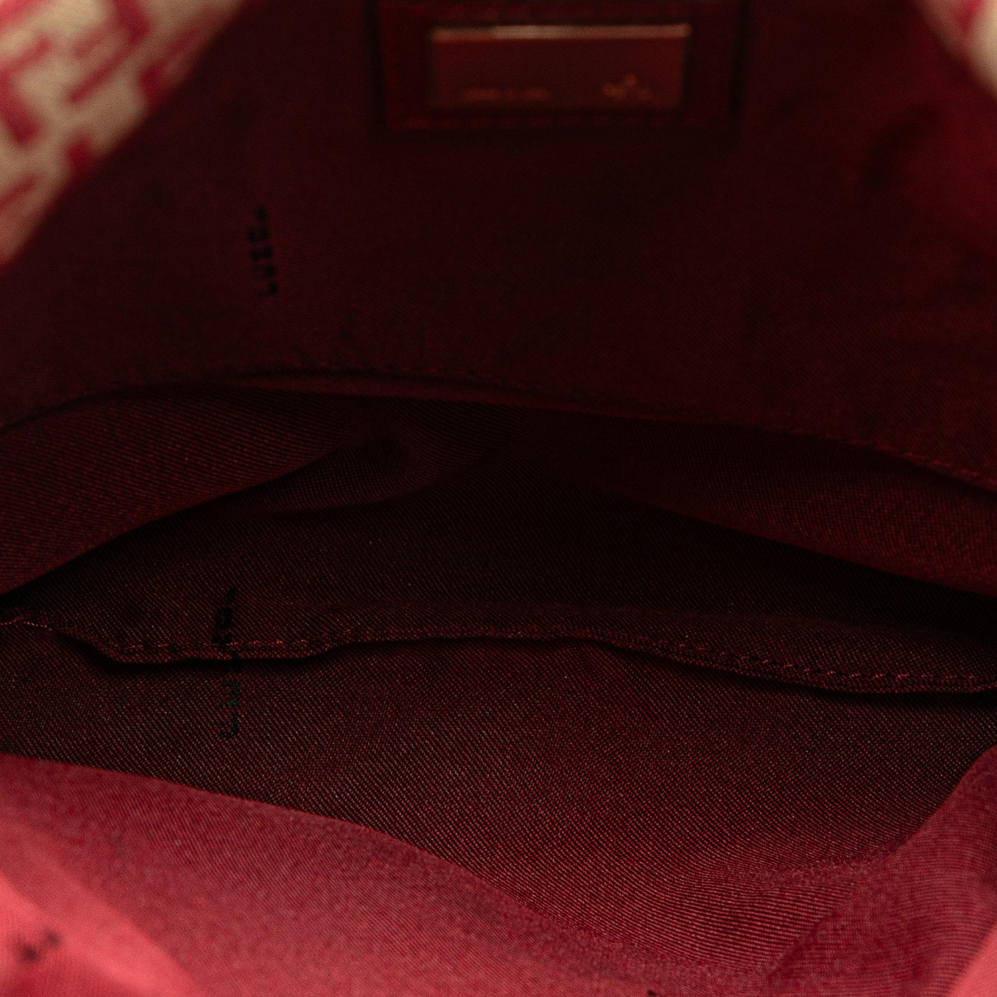 Fendi Zucchino Canvas Flap Crossbody