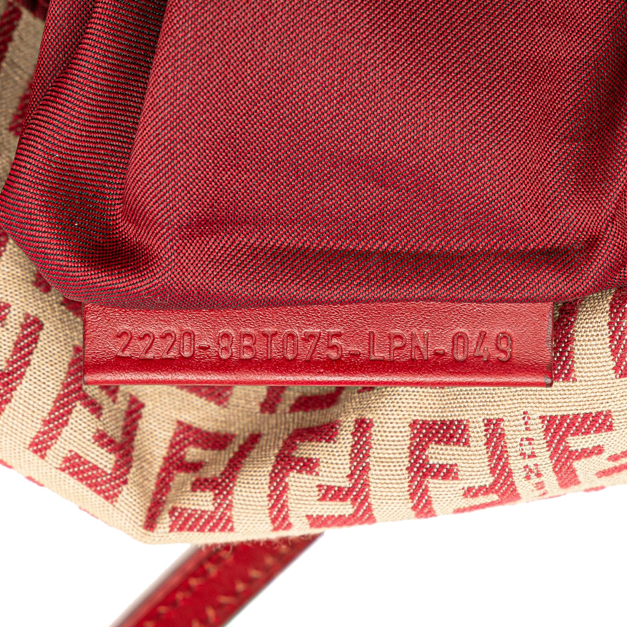 Fendi Zucchino Canvas Flap Crossbody