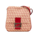 Fendi Zucchino Canvas Flap Crossbody