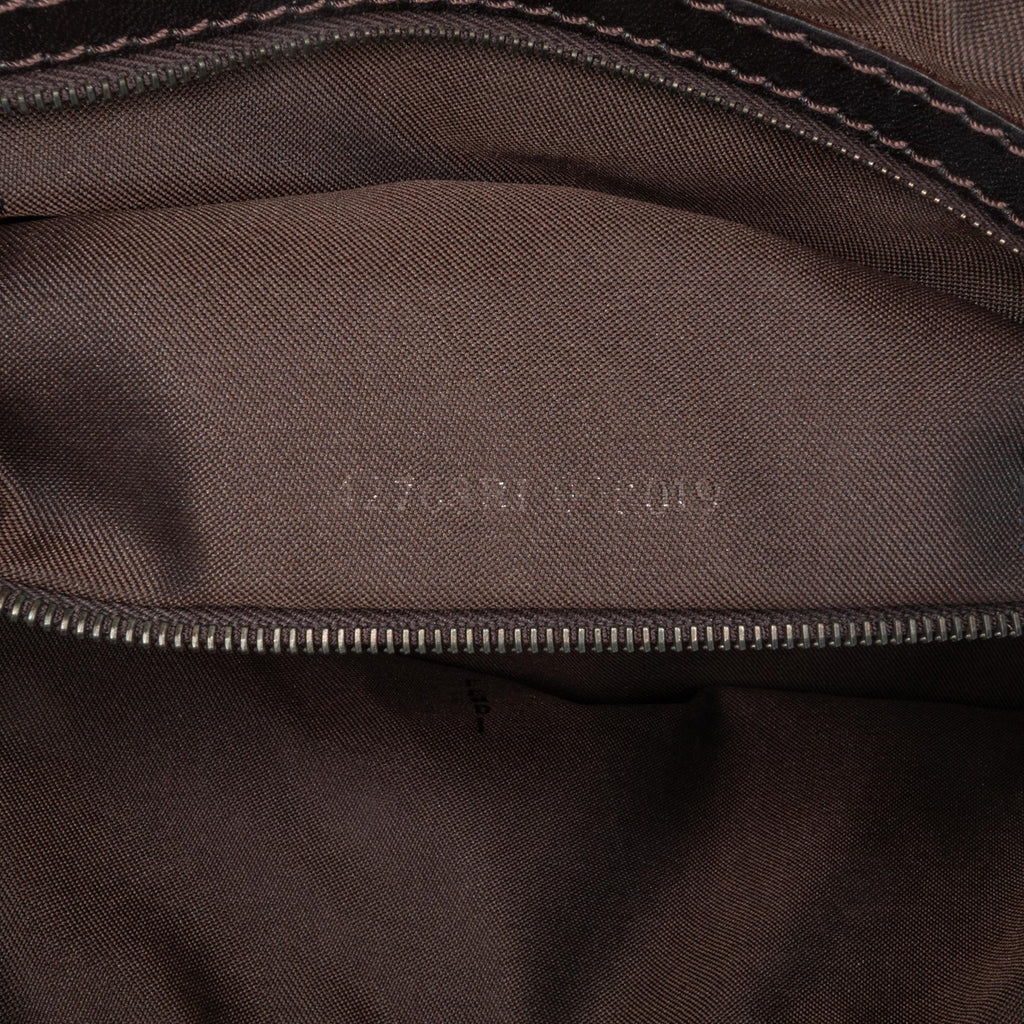 Fendi Zucchino Canvas Handbag