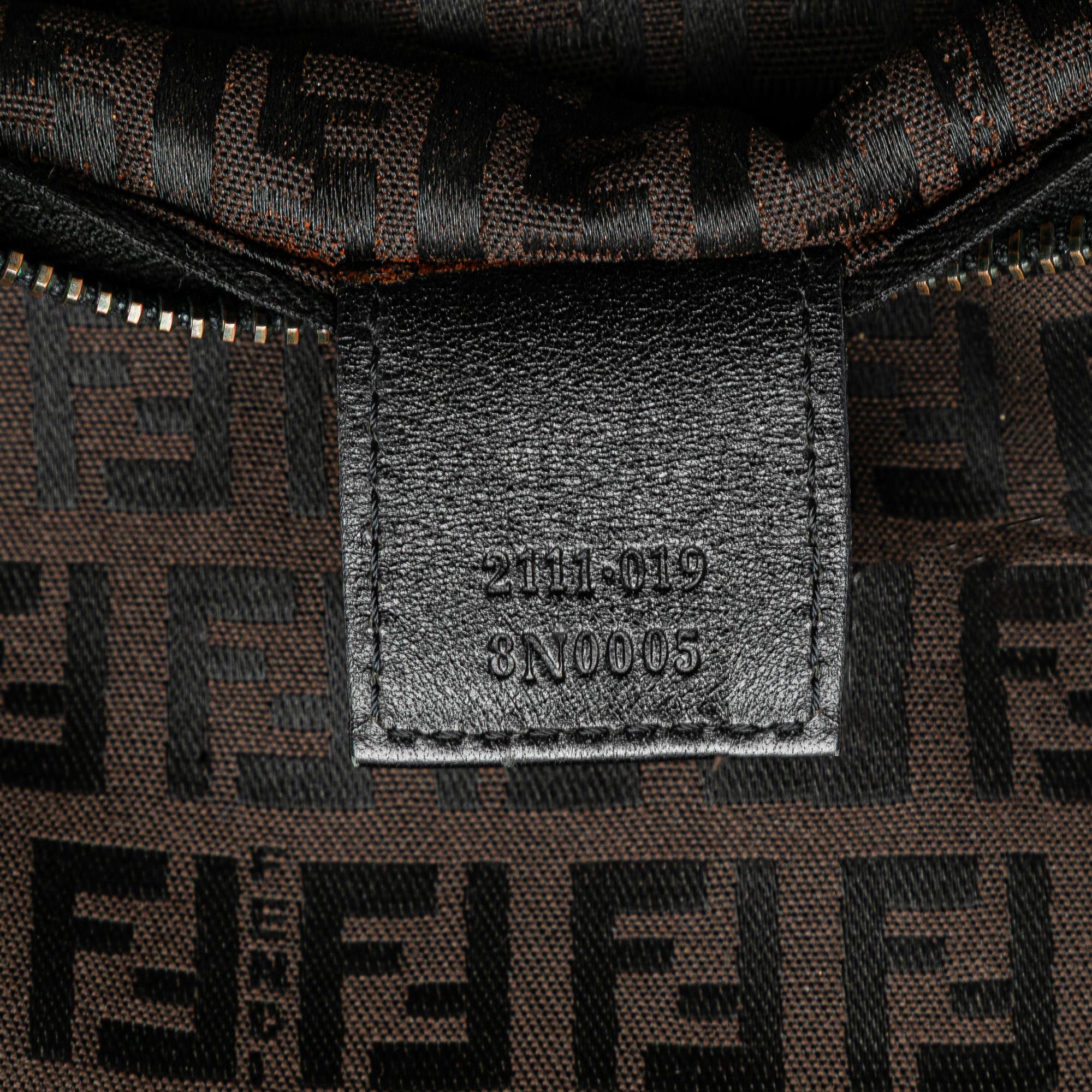 Fendi Zucchino Canvas Handbag