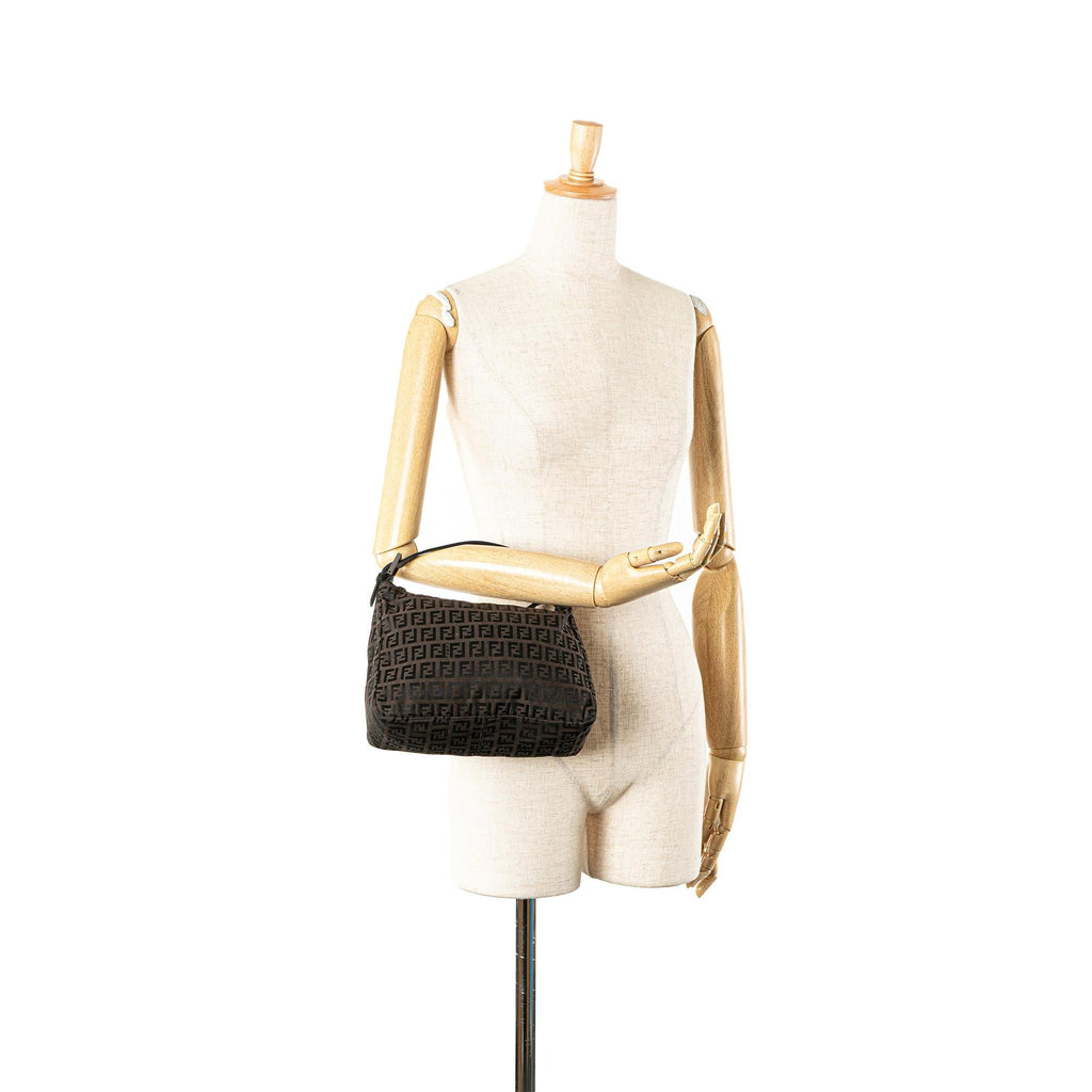 Fendi Zucchino Canvas Handbag