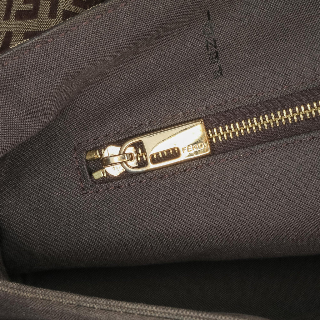 Fendi Zucchino Canvas Handbag