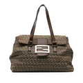 Fendi Zucchino Canvas Handbag