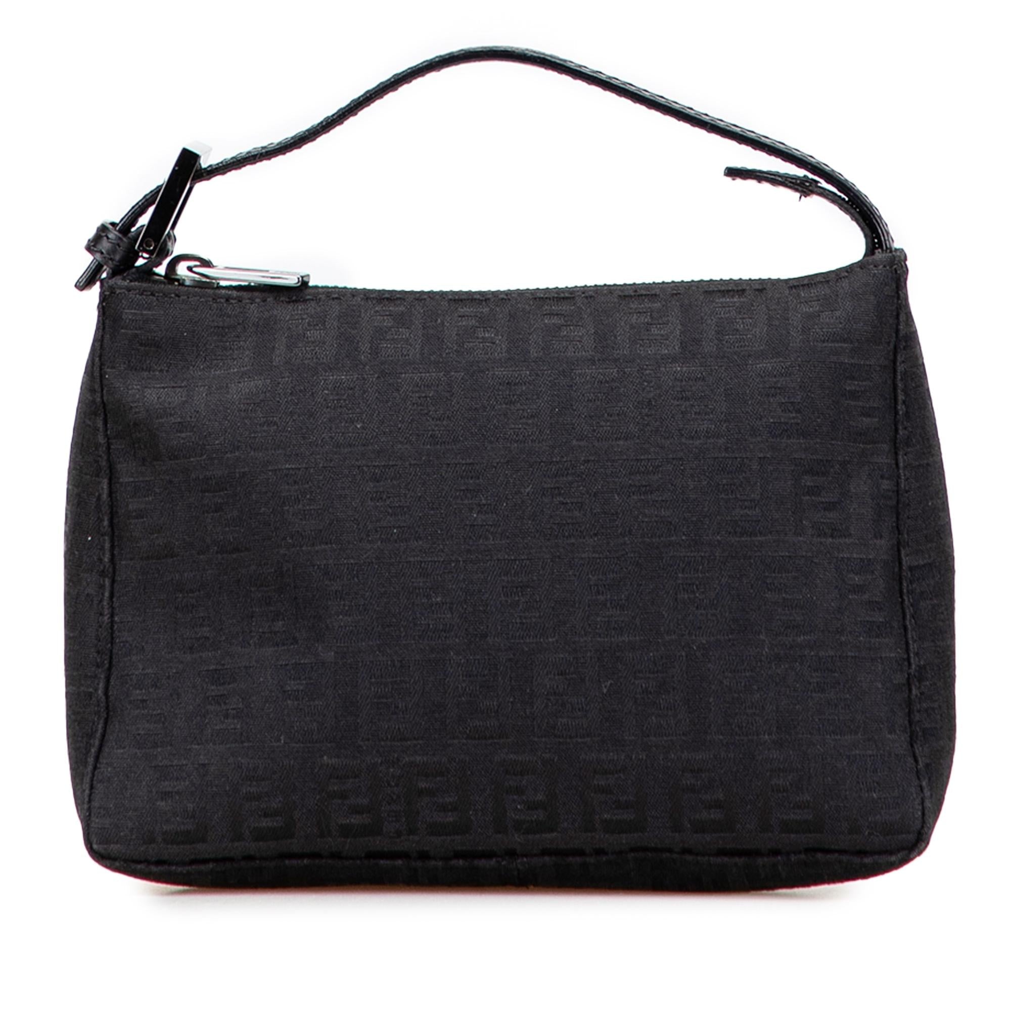 Fendi Zucchino Canvas Handbag