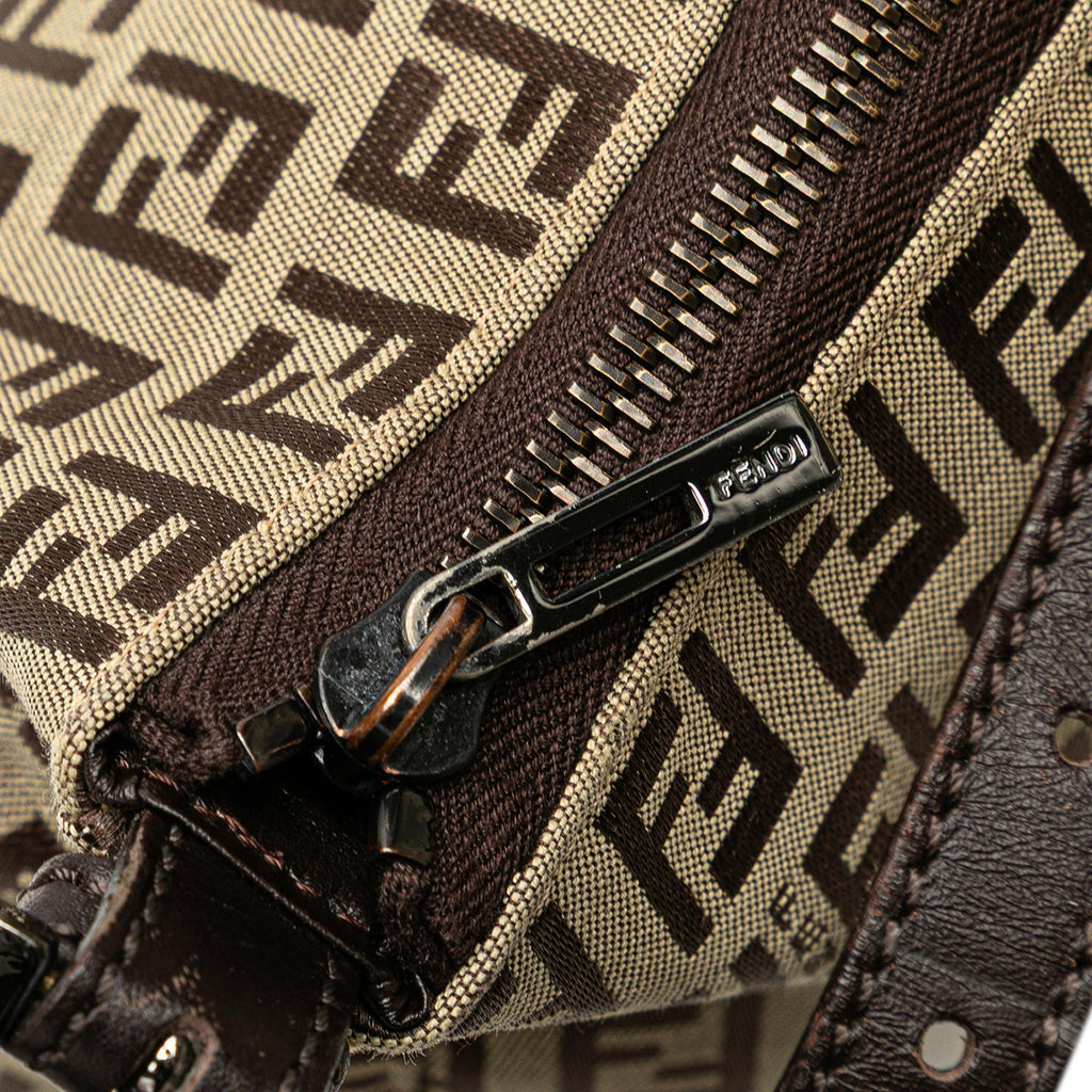 Fendi Zucchino Canvas Handbag