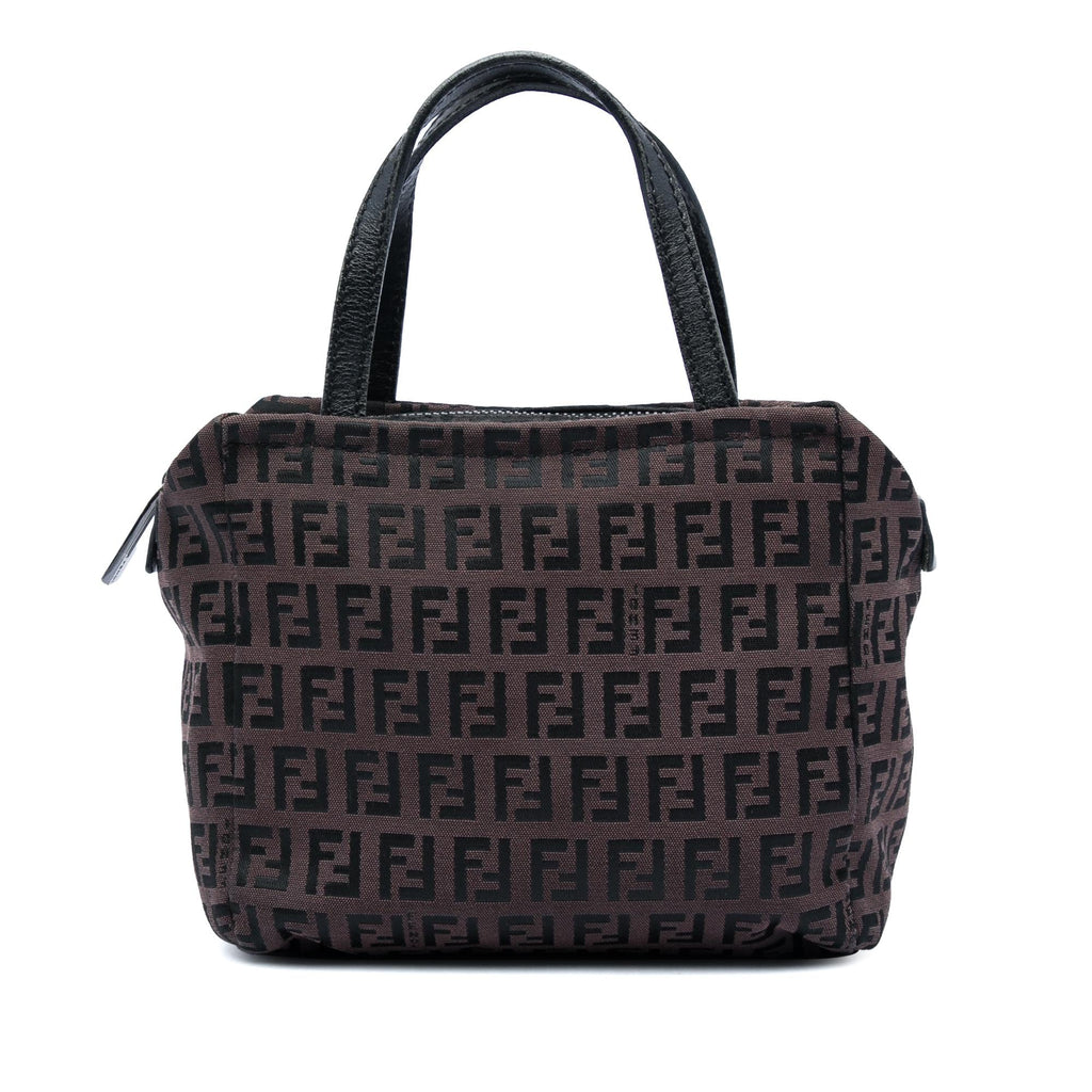 Fendi Zucchino Canvas Handbag