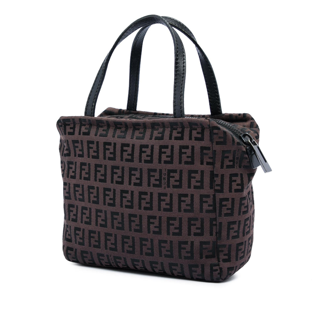 Fendi Zucchino Canvas Handbag