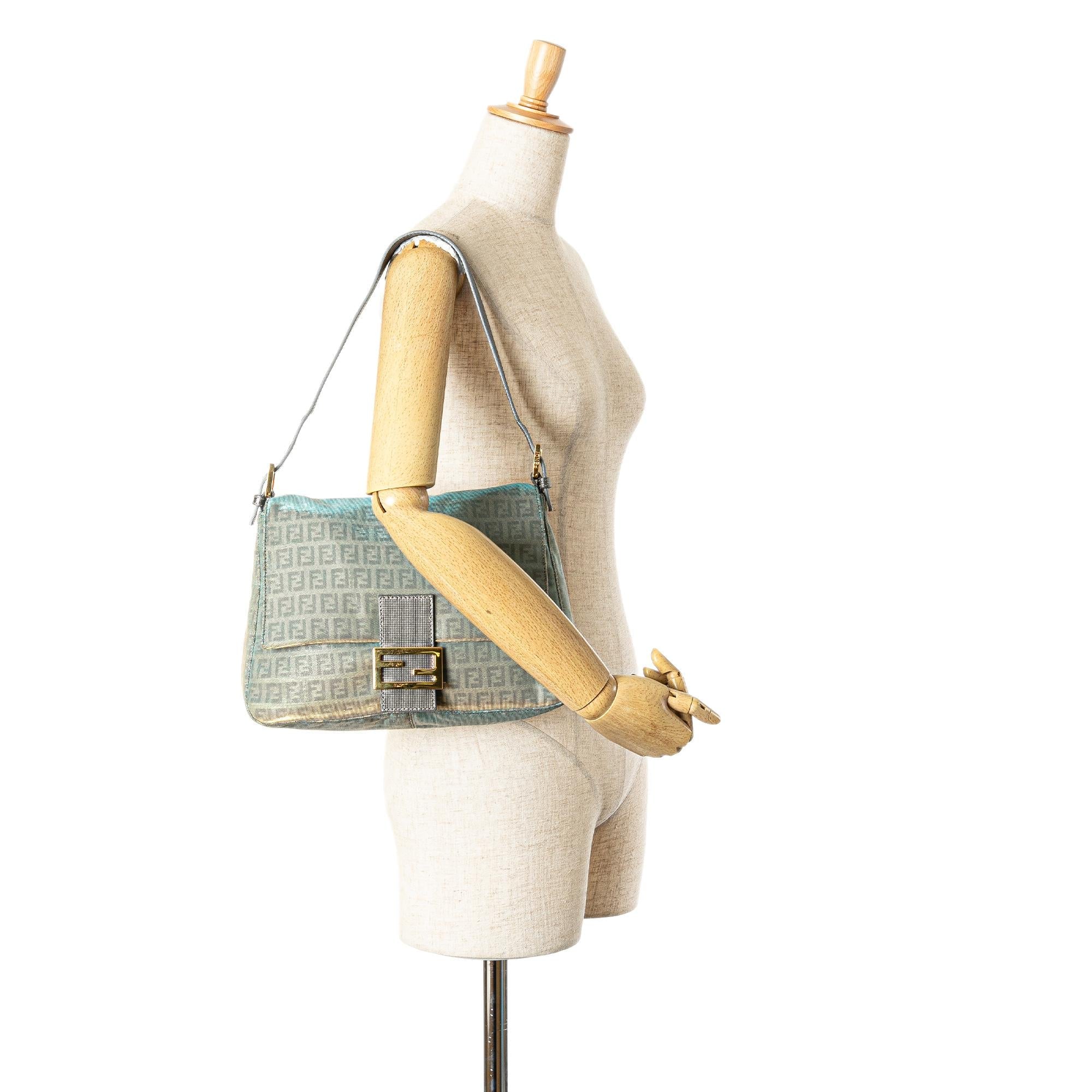 Fendi Zucchino Canvas Metallic Mamma Forever