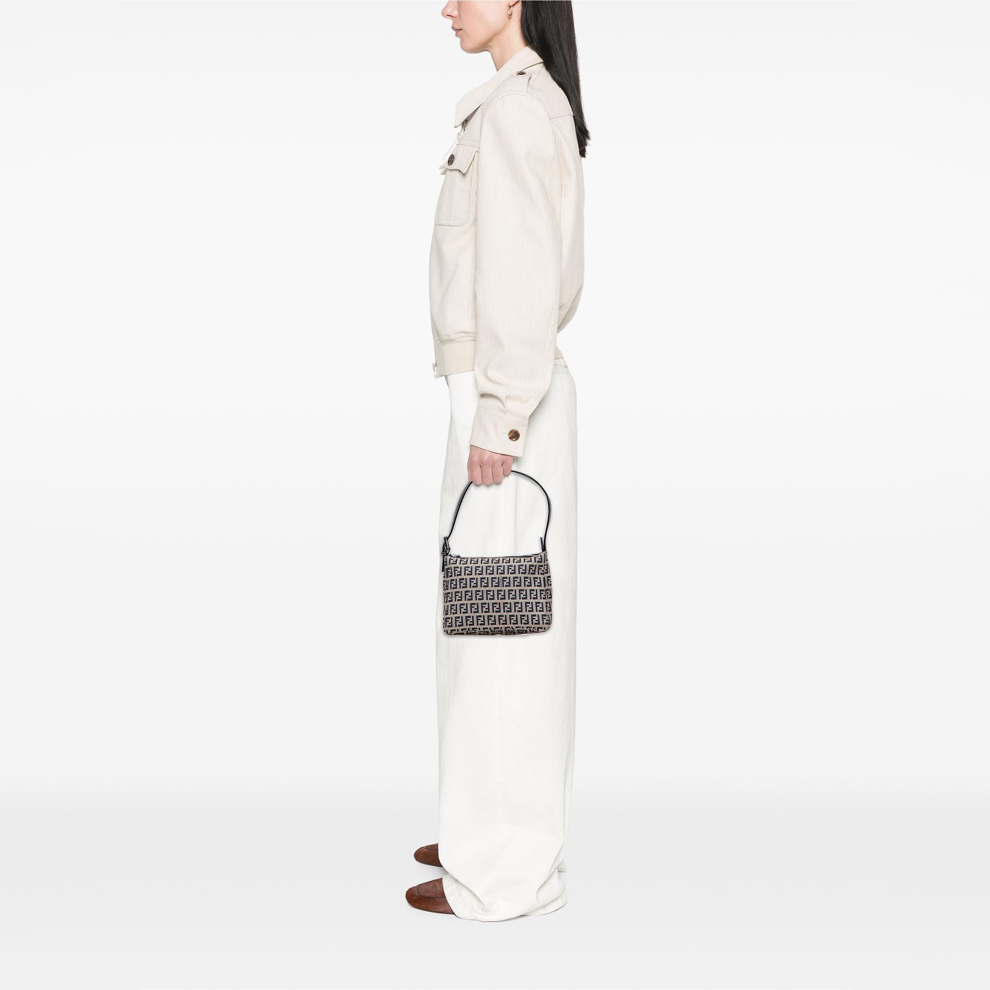 Fendi Zucchino Canvas Pochette