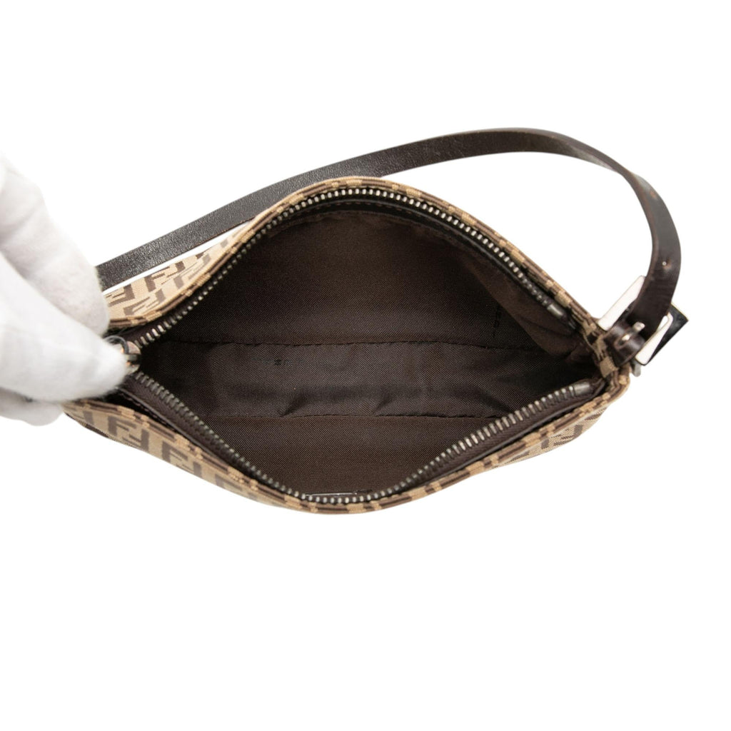 Fendi Zucchino Canvas Pochette