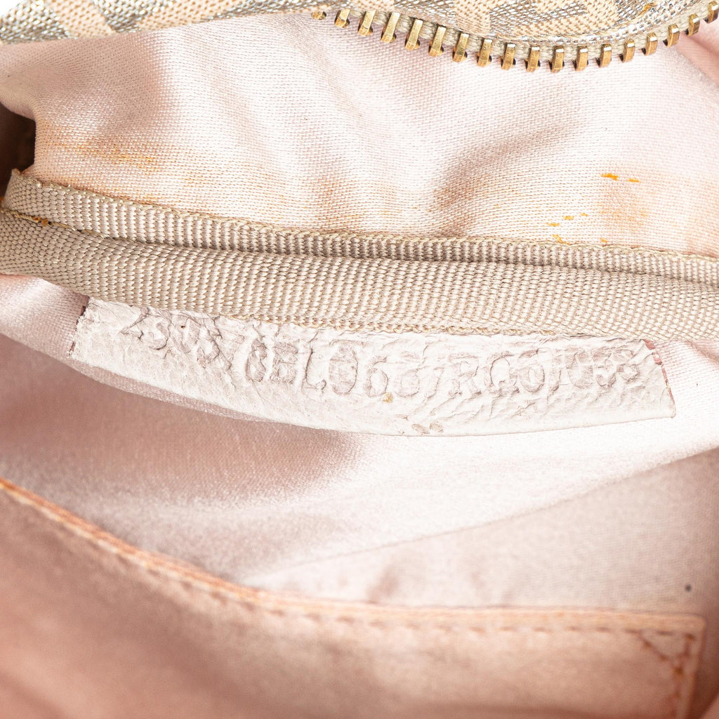 Fendi Zucchino Canvas Shine Bauletto Forever (SHG-bMkXTK)