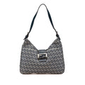 Fendi Zucchino Canvas Shoulder Bag