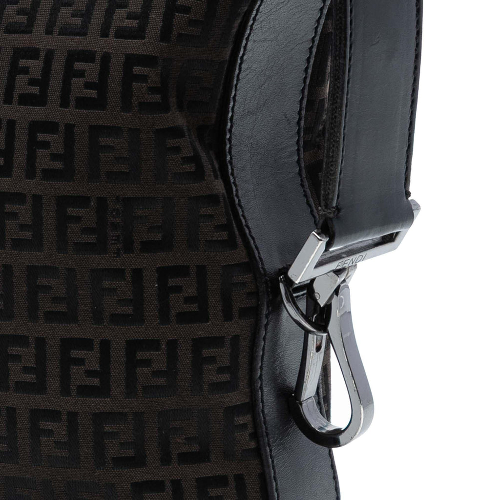 Fendi Zucchino Canvas Shoulder Bag