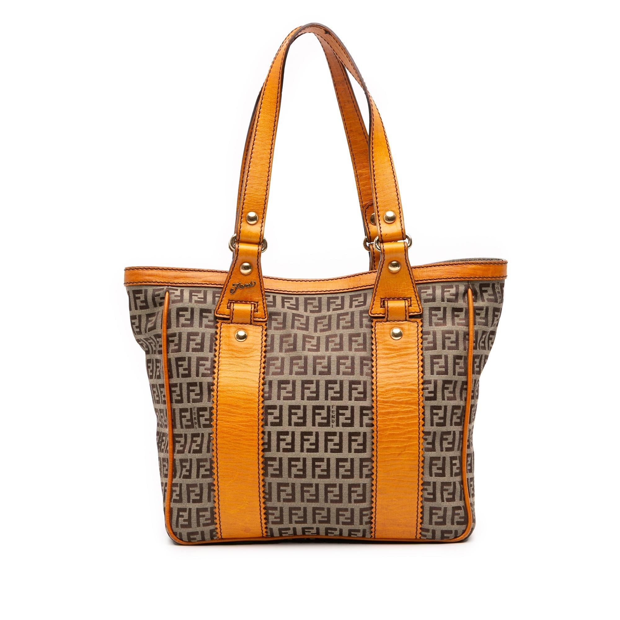 Fendi Zucchino Canvas Tote