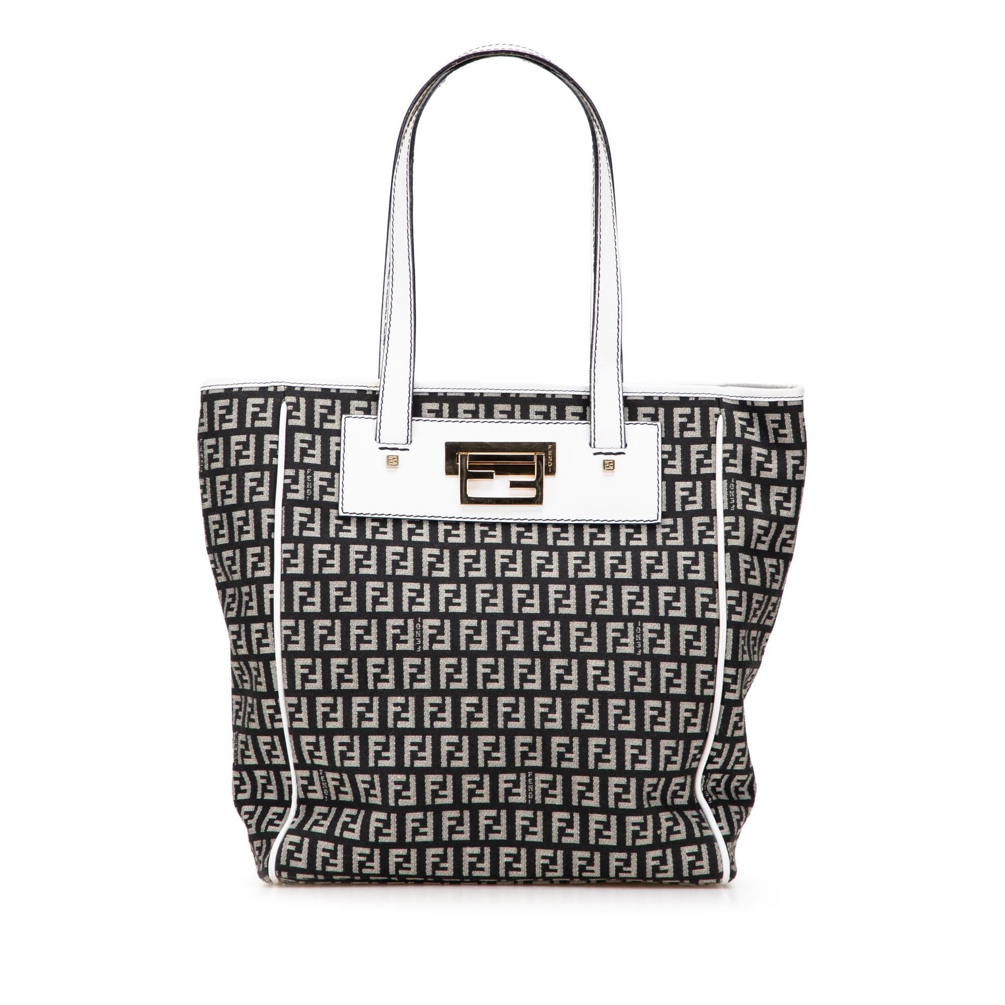 Fendi Zucchino Canvas Tote