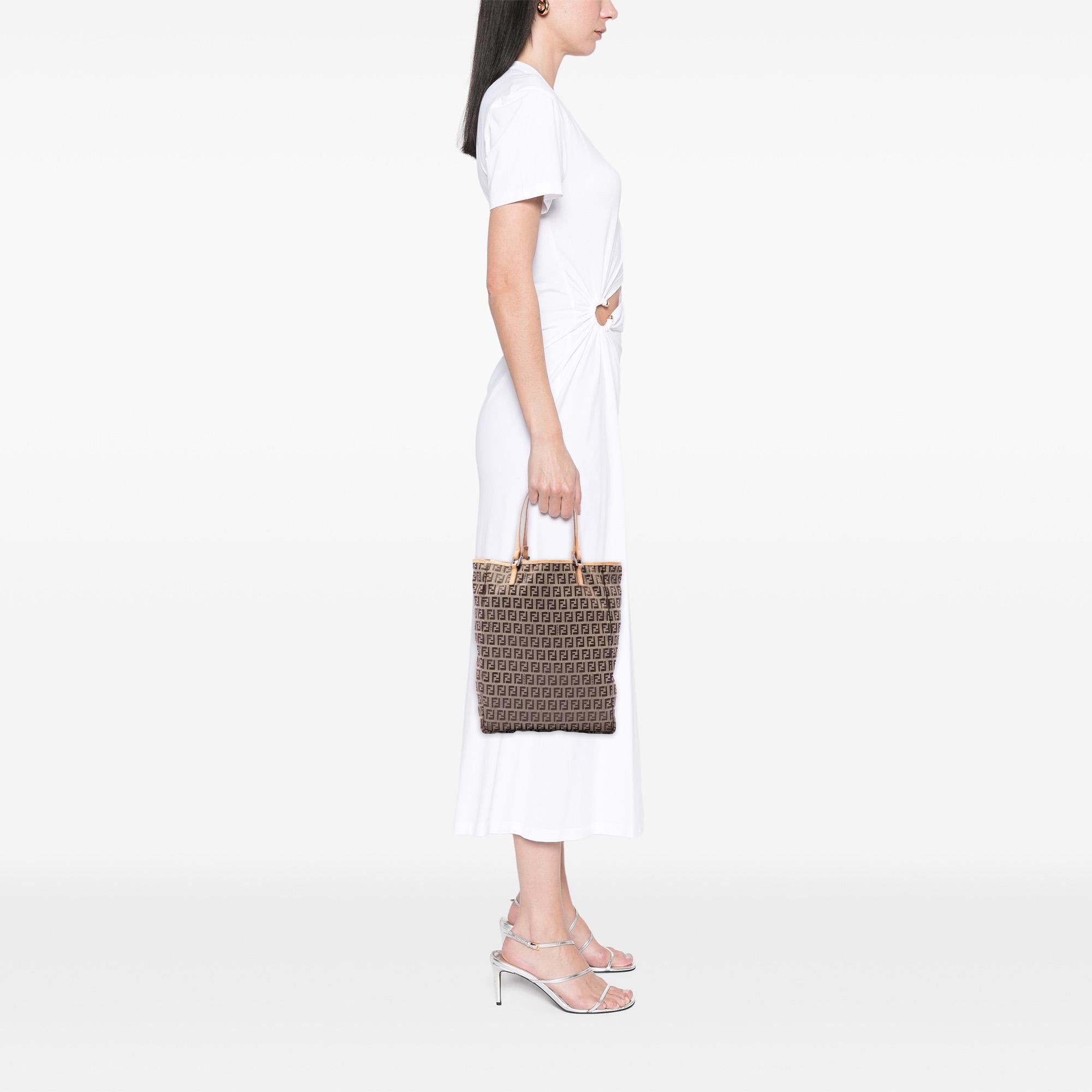 Fendi Zucchino Canvas Tote