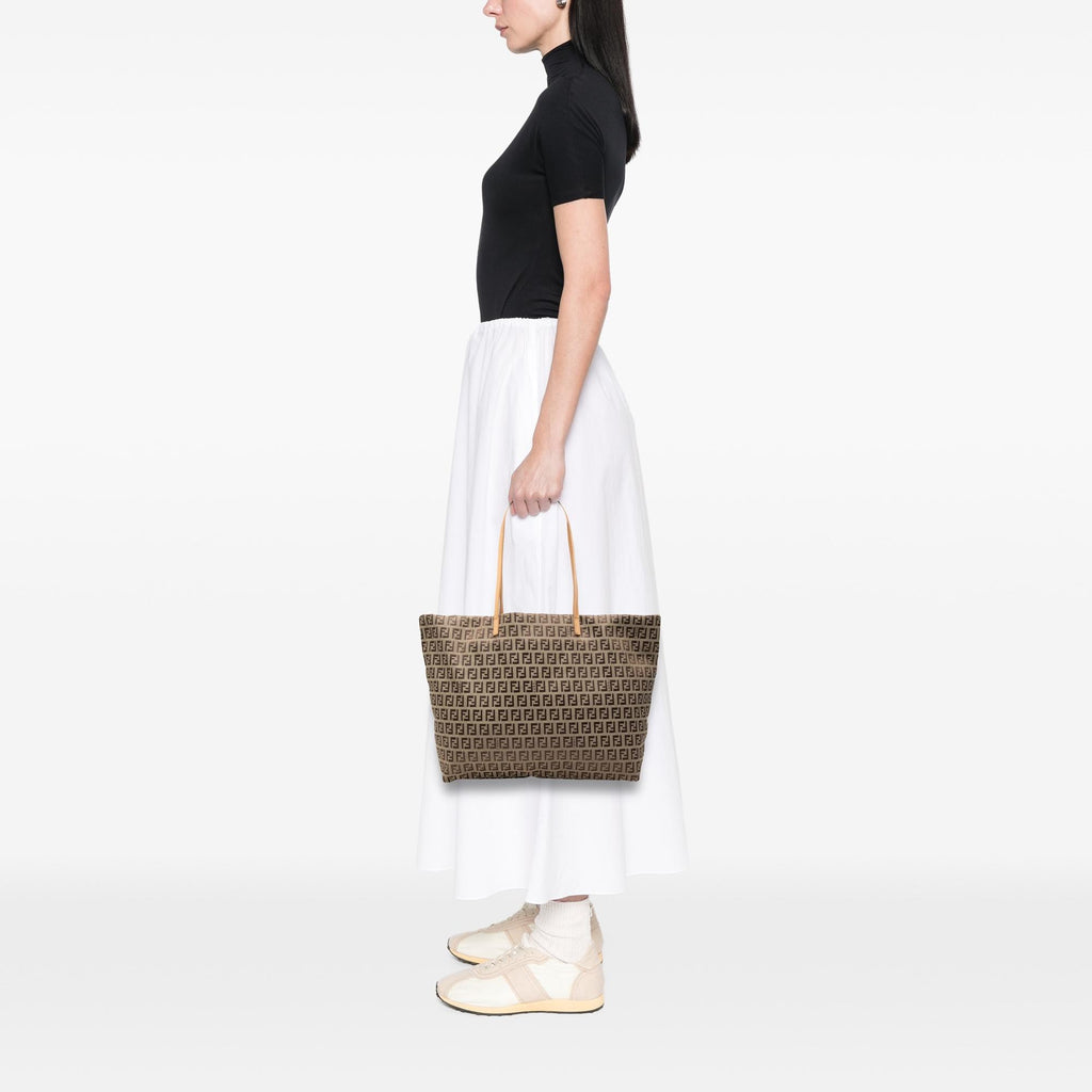 Fendi Zucchino Canvas Tote