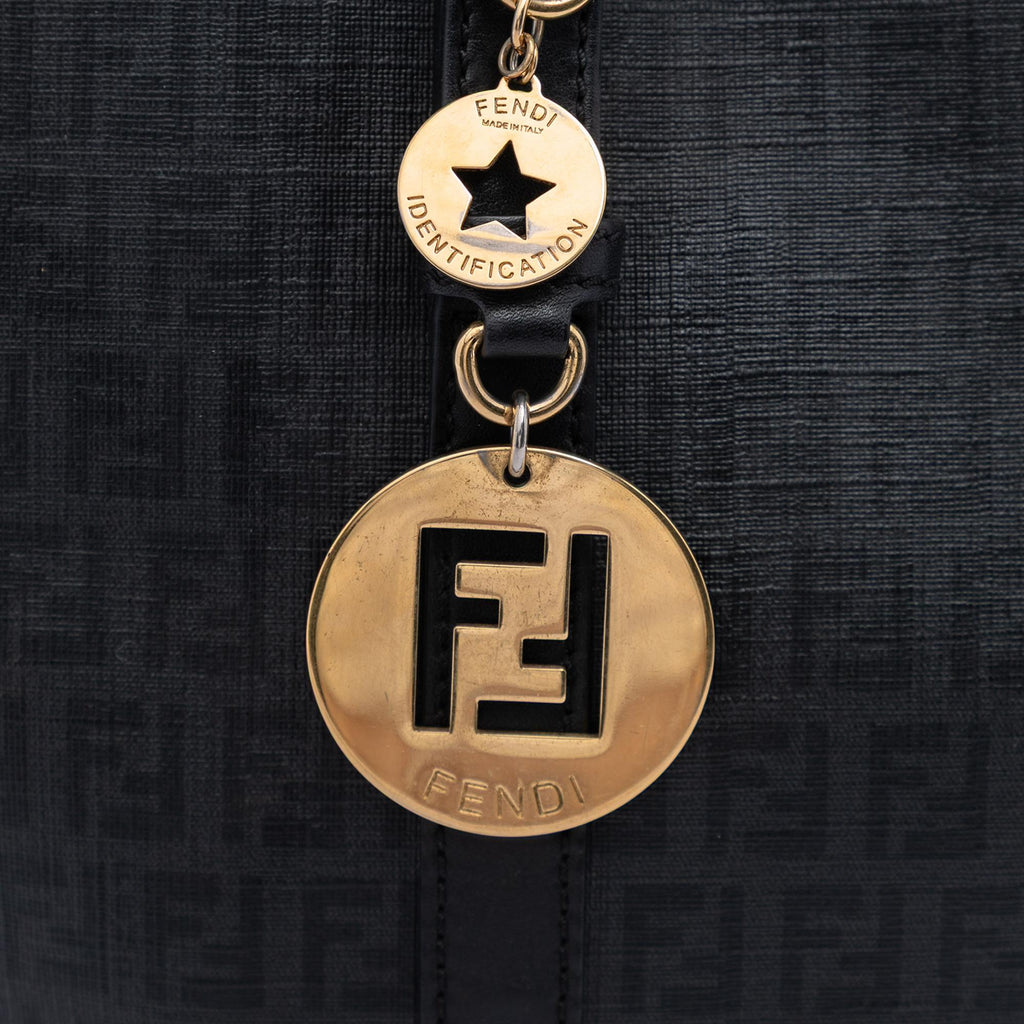 Fendi Zucchino Coated Canvas Superstar Tote