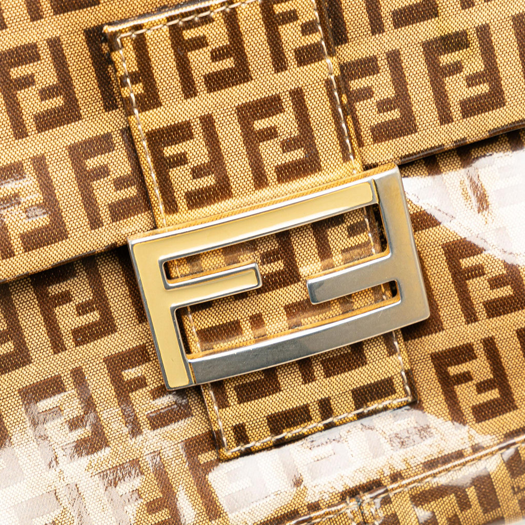 Fendi Zucchino Crystal Baguette