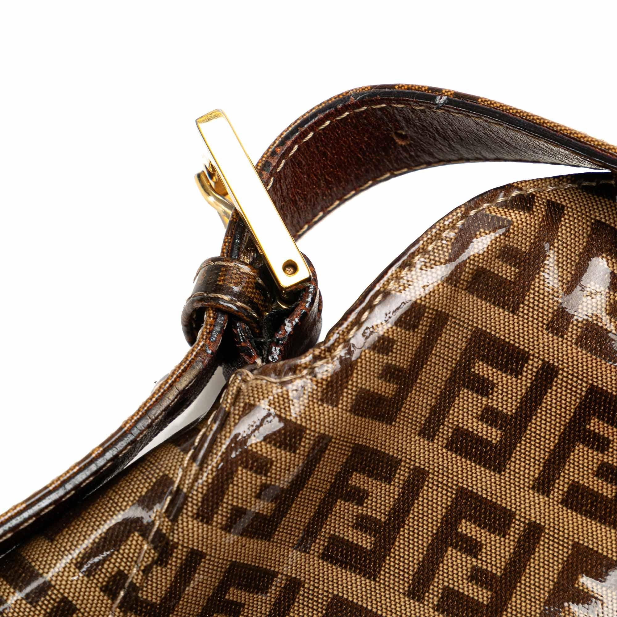 Fendi Zucchino Crystal Double Flap Mamma (SHG-3SaAQQ)