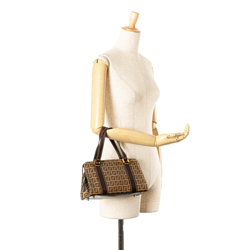 Fendi Zucchino Crystal Handbag