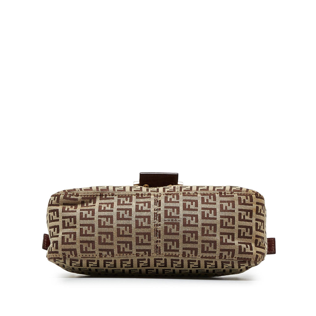 Fendi Zucchino Double Flap Baguette (SHG-30Rj5M)
