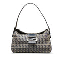 Fendi Zucchino Double Flap Baguette (SHG-hVuyFH)